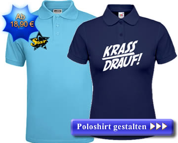 Poloshirt Druck